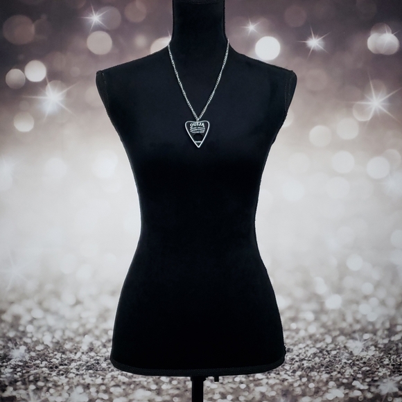 Ouija Board Pendant Silver Chain Necklace - Picture 5 of 6